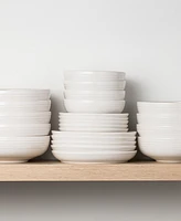 Fiesta White Coupe Dinner Bowls, Set of 4