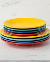 Fiesta Classic Rim 10.5" Dinner Plates, Set of 4
