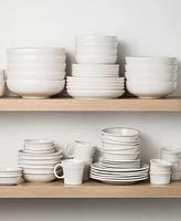 Fiesta White Classic Rim Cereal Bowls, Set of 4