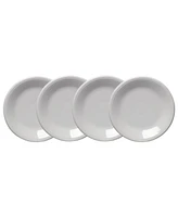 Fiesta White Classic Rim Salad Plates, Set of 4