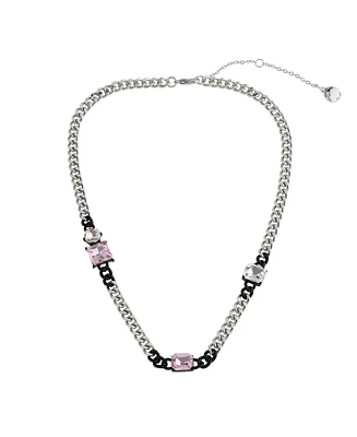 Steve Madden Punk Romance Stone Bib Necklace