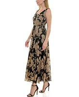 Taylor Women's Sleeveless Chiffon A-Line Dress