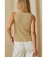 Crescent Women's Janie Beachy Sweater Vest
