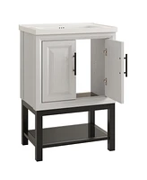24"Bathroom Vanity with Ceramic Undermount Sink