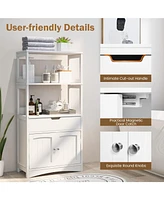 Bathroom Storage Cabinet with Drawer and Shelf Floor Cabinet