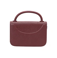 Women's The Envelope-Box Hand Bag - Cherry Red
