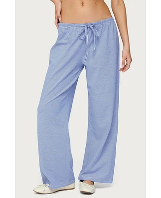 Edikted Women's Olivia Striped Loose Fit Pants