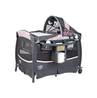 Slickblue Toddler 3-in-1 Portable Playard with Storage Rack and Carry Bag