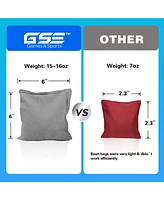 Set of 8 Premium Weather Resistant Regulation and Weight Cornhole Bean Bags.