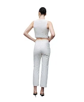 Nocturne Women's Embroidered Bootcut Pants