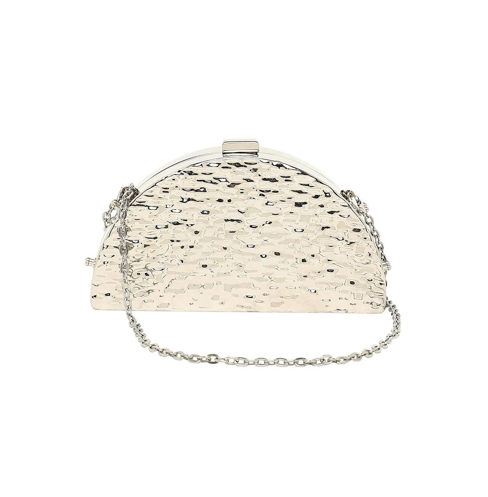 Women's The Dented Curve Clutch Bag - California Gold