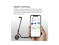 MK083 Folding 8.5 Inch Electric Scooter - 350W Motor, 25 km/h Speed, 25-30 km Range, Smart Riding Features, Led Lights, Disc Brake
