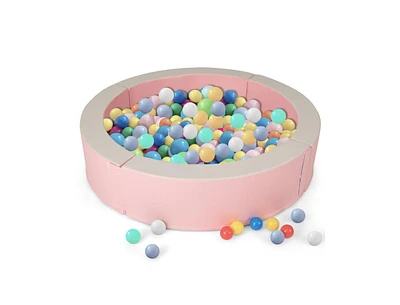 Slickblue Kids Detachable Foam Ball Pit with 50 Colorful Ocean Balls