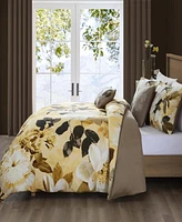 Bebejan Zayra Bedding 100% Cotton Sateen 5 Piece King Size Reversible Comforter Set