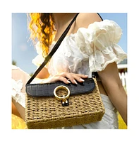 Women's The Straw-Box Sling Bag