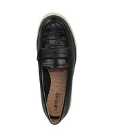 LifeStride Women's Chelsea Round Toe Platform Penny Loafers