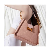 Women's The Monogram Small Shoulder Bag - Baby Pink