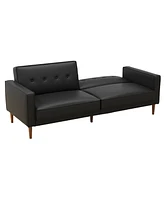 Gold Sparrow 80" Faux Leather Camden Convertible Sofa Bed, Created for Macy's
