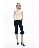 Nocturne Women's Corset-Inspired Blouse