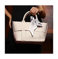 Women's The Interweave Hand Bag - Ecru White