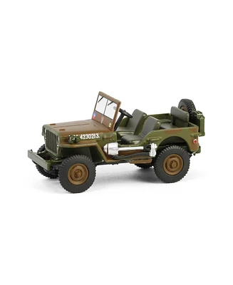 Greenlight 1/64 1942 Willys Mb, 1st Canadian Tank Brigade, Three Rivers Reg England 61050-a