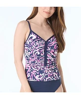 Beach House Women's Swim Kayla Button Front Tankini Top