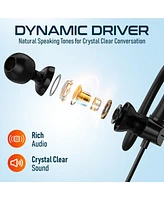 Delton 24EC Usb-c Wired Earbuds with Microphone, Ergonomic In-Ear Design with Ear Hook, Hi-Fi Stereo Sound and In-Line Remote Control, Usb C Earphone