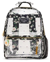 Betsey Johnson Wild Child Clear Large Backpack with Pouch