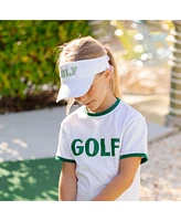 Bits & Bows Toddler Unisex Green Golf Crewneck T-Shirt