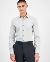 Alfani Men's Geo-Print Dress Shirt, Exclusively at Macy's