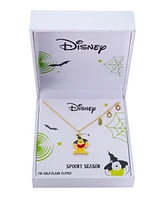 Disney Winnie The Pooh Witch Hat Halloween Pendant Necklace