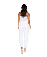 blue revival Women's Straight Leg Boyfriend Jean