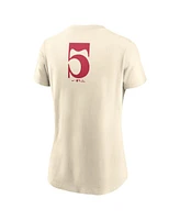 Nike Women's Cream Texas Rangers City Connect Fuse Name Number T-Shirt
