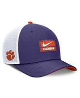 Nike Men's Purple Clemson Tigers Stretch-Snap Adjustable Trucker Hat