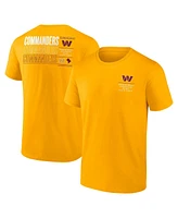 Fanatics Men's Gold Washington Commanders Repeat Stats T-Shirt