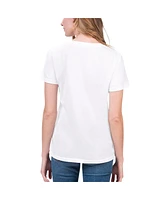 G-iii 4Her by Carl Banks Women's White Nascar Score T-Shirt