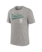 Nike Men's Heather Charcoal Boston Red Sox 2025 City Connect Performance Tri-Blend T-Shirt
