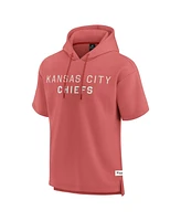 Fanatics Men's Red Kansas City Chiefs Elements Future Ground Lettering Short Sleeve Pullover Hoodie
