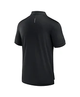 Fanatics Men's Black Las Vegas Raiders Front Office Move Mono Polo Shirt