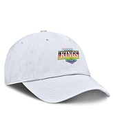 Fanatics Men's White Los Angeles Kings Pride Adjustable Hat