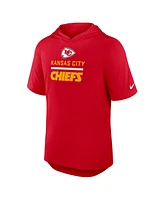 Nike Men's Red Kansas City Chiefs Lockup Tri-Blend Hoodie T-Shirt
