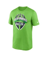 Nike Men's Neon Green Seattle Seahawks Legend Icon Performance T-Shirt