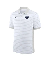 Nike Men's White Penn State Nittany Lions 2025 Early Season Coaches Sideline Victory Stripe Performance Polo Shirt