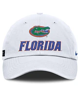Nike Men's White Florida Gators 2025 Sideline Club Adjustable Hat