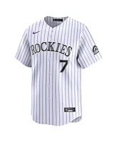 Nike Men's Brendan Rodgers White Colorado Rockies Home Limited Player Jersey