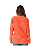 G-iii 4Her by Carl Banks Women's Orange Cleveland Browns Comfy Cord Pullover Sweatshirt