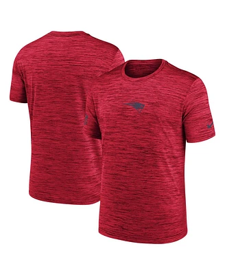 Nike Men's Red New England Patriots Sideline Velocity Performance T-Shirt