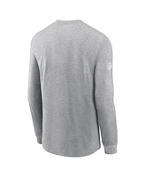Nike Men's Gray Arizona Cardinals Sideline Performance Long Sleeve T-Shirt
