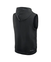 Nike Men's Black Las Vegas Raiders Sideline Performance Sleeveless Pullover Hoodie