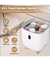 20L Towel Warmer Bucket with Ptc Air Heater for Rapid and Even Heating